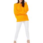 Oversized strikket genser