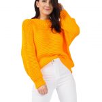 Oversized strikket genser
