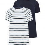 2 pk T-Shirt Navy