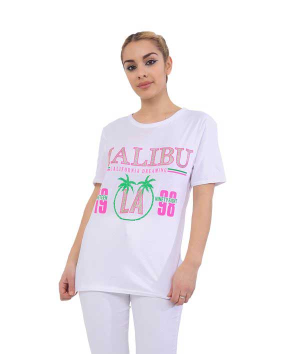 Malibu T-Shirt hvit 2