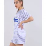 Paris tshirt dress Blue 3