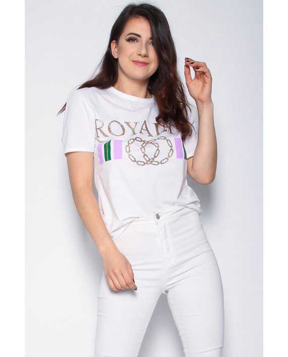 Royalty T-Shirt hvit 3