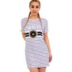 Paris T-Shirt Dress black