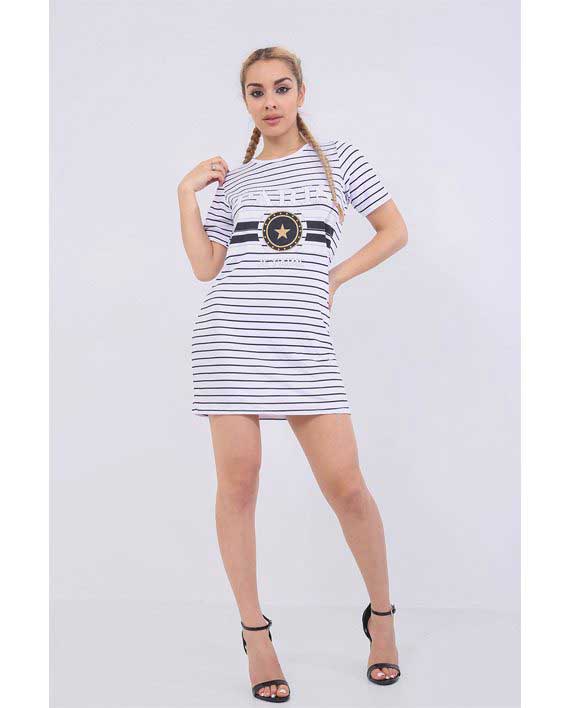 Paris T-Shirt dress Black 2