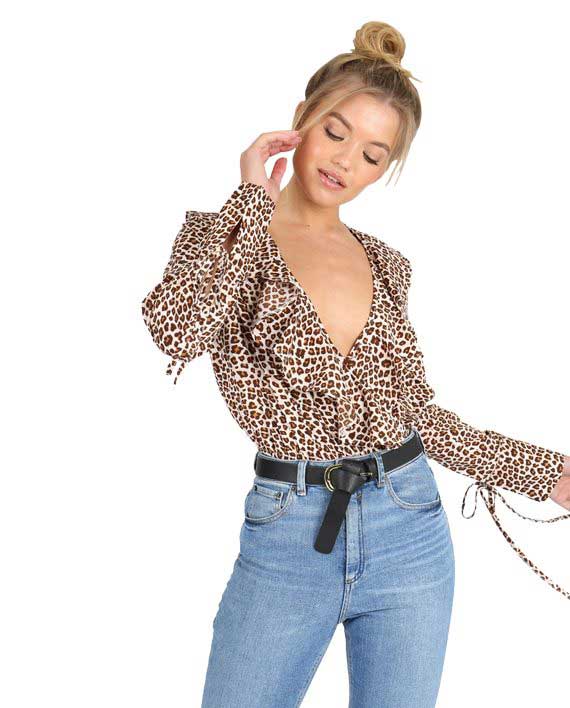 Leopard bodysuit