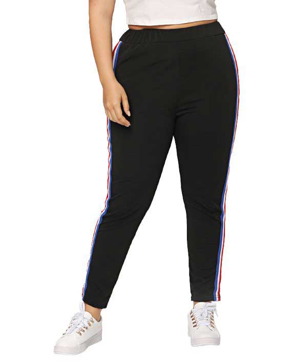 Mixed Side Stripe Pants