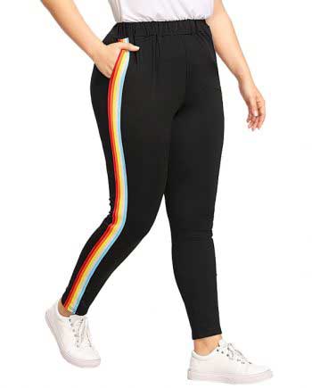 Rainbow Side Stripe Pants