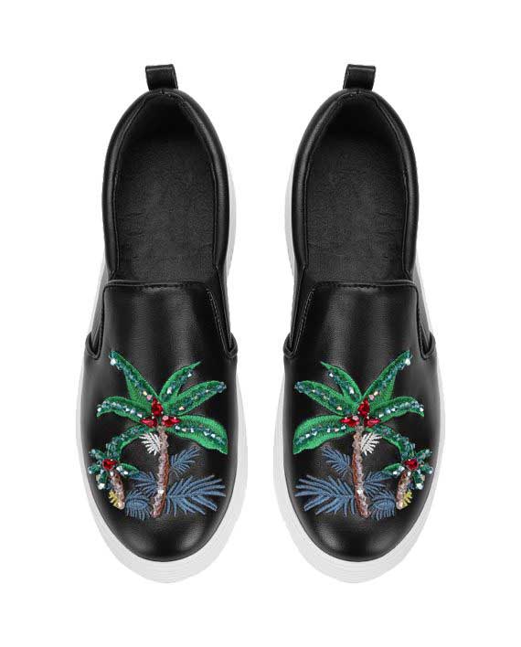 Tropical Slip-On Sneakers